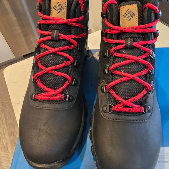 Columbia Newton Ridge Plus II Waterproof Boots Mens Sz 9 WIDE Hiking Shoes NEW - Picture 4 of 9